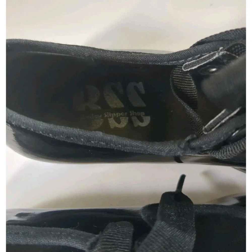So Danca TA35 Girls Tap Dance Shoes Black Patent Size 11.5 M